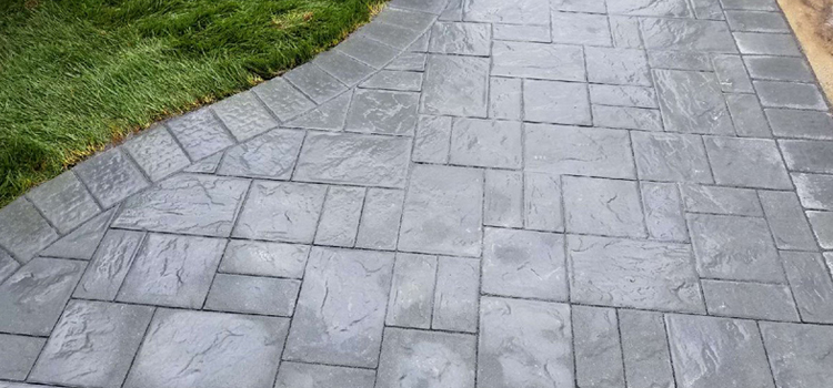 Cracked Bluestone Paver Repair Orange