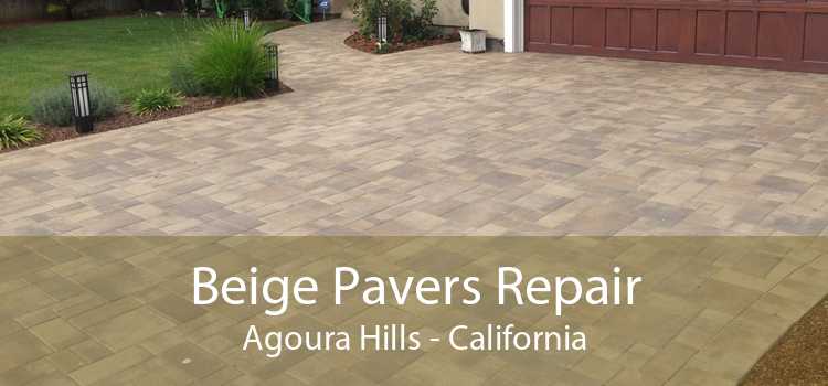 Beige Pavers Repair Agoura Hills - California