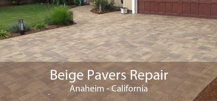 Beige Pavers Repair Anaheim - California