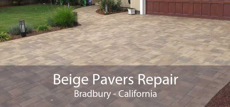 Beige Pavers Repair Bradbury - California