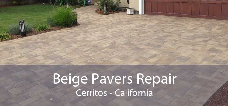 Beige Pavers Repair Cerritos - California