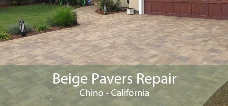 Beige Pavers Repair Chino - California