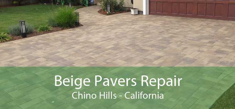 Beige Pavers Repair Chino Hills - California