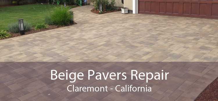 Beige Pavers Repair Claremont - California