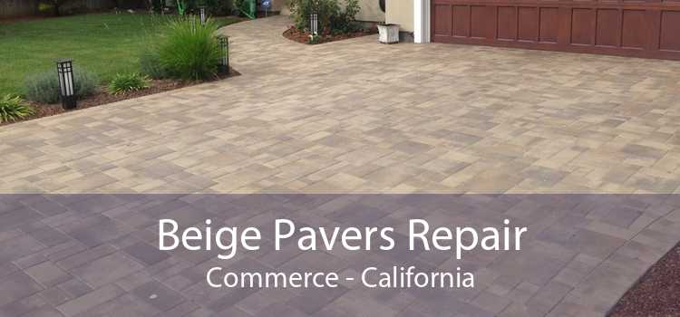 Beige Pavers Repair Commerce - California