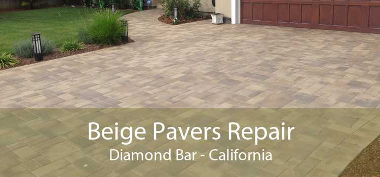 Beige Pavers Repair Diamond Bar - California