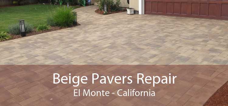 Beige Pavers Repair El Monte - California