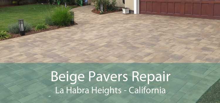 Beige Pavers Repair La Habra Heights - California