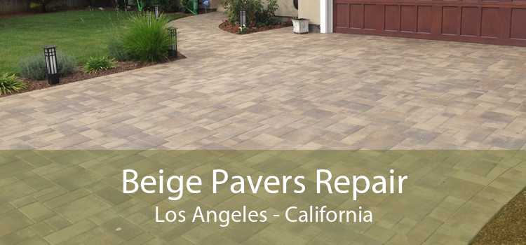 Beige Pavers Repair Los Angeles - California