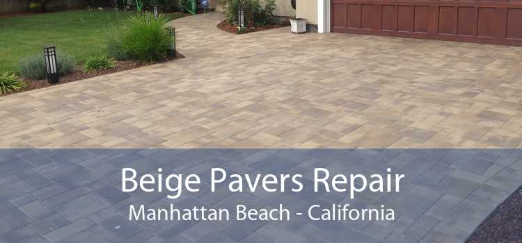 Beige Pavers Repair Manhattan Beach - California