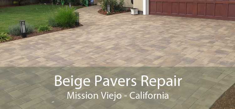 Beige Pavers Repair Mission Viejo - California