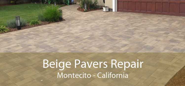 Beige Pavers Repair Montecito - California