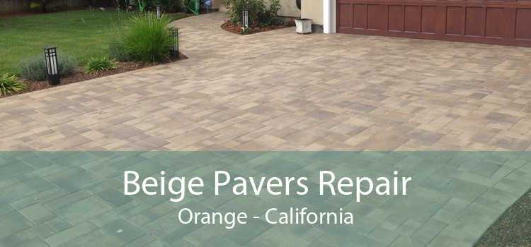 Beige Pavers Repair Orange - California