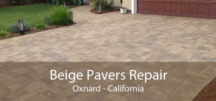 Beige Pavers Repair Oxnard - California