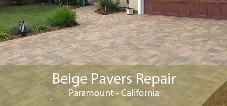 Beige Pavers Repair Paramount - California