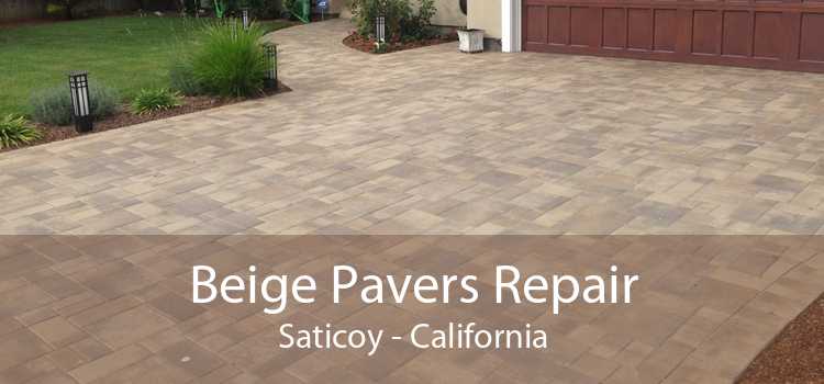 Beige Pavers Repair Saticoy - California