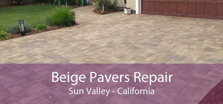 Beige Pavers Repair Sun Valley - California