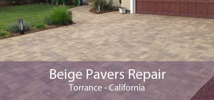 Beige Pavers Repair Torrance - California