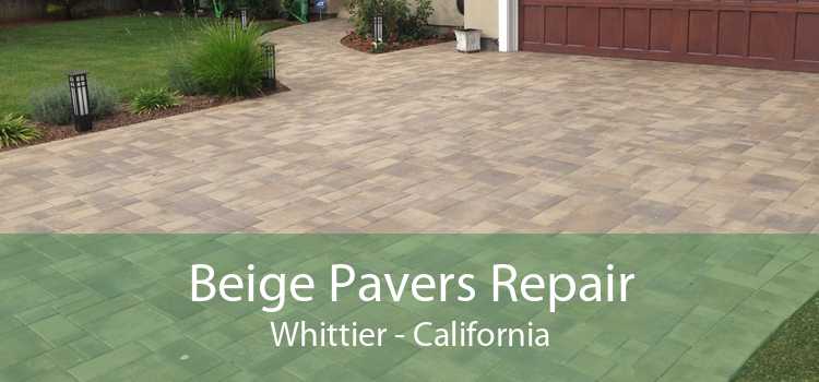 Beige Pavers Repair Whittier - California