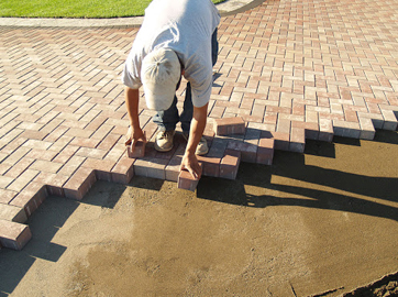 Clay Paver Installation Commerce