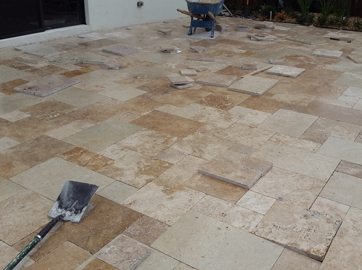 Travertine Pavers Installation Westlake Village