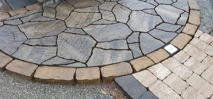 North Hills flagstone paver grout repair