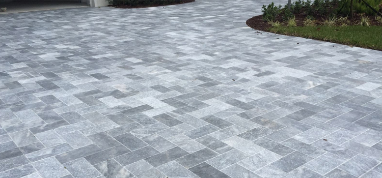 Montecito marble patio paver repair