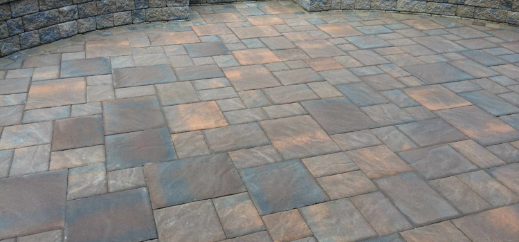 Valley Village pewter concrete paver repair