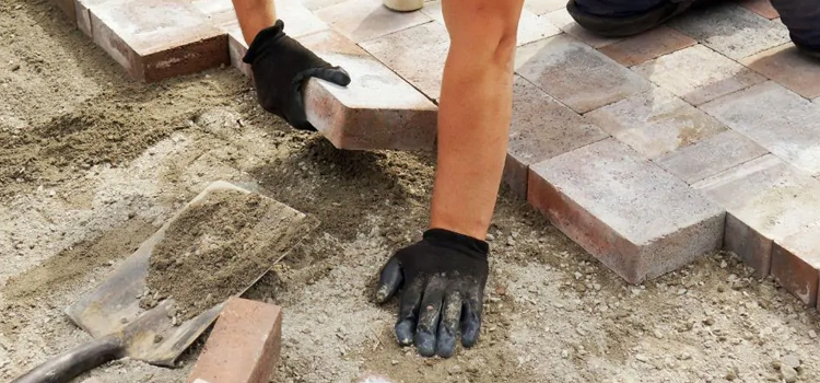 residential concrete pavers repair